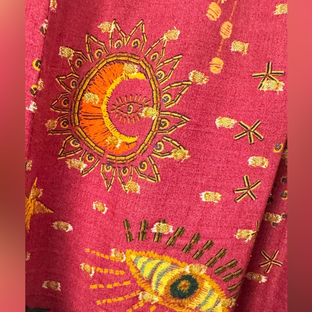 FARM Rio Celestial Pink Cropped Pants - Picture 4 of 5